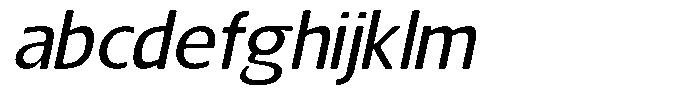 Nuviora Smooth Medium Slant Semi Exp FONT