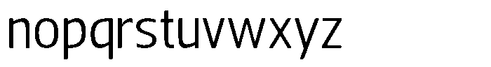 Nuviora Smooth Regular Font LOWERCASE