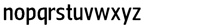 Nuviora Smooth Semi Bold Semi Conde Font LOWERCASE