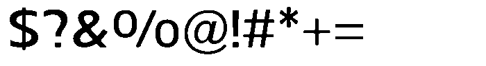 Nuviora Smooth Semi Bold Semi Expan Font OTHER CHARS