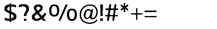 Nuviora Smooth Semi Bold Font OTHER CHARS