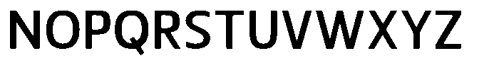 Nuviora Smooth Semi Bold Font UPPERCASE