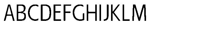 Nuviora Smooth Semi Condensed Font UPPERCASE