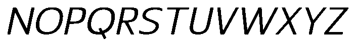 Nuviora Smooth Slant Expanded Font UPPERCASE