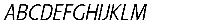 Nuviora Smooth Slant Semi Condensed Font UPPERCASE