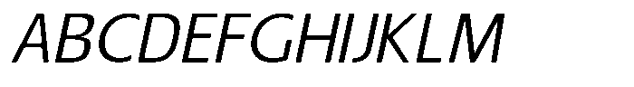 Nuviora Smooth Slant Semi Expanded Font UPPERCASE