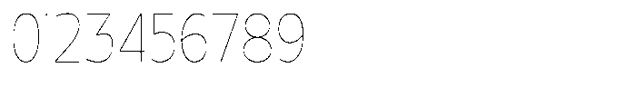 Nuviora Smooth Thin Condensed Font OTHER CHARS