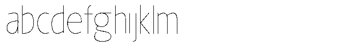 Nuviora Smooth Thin Semi Condensed FONT