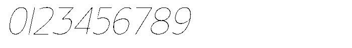 Nuviora Smooth Thin Slant Semi Conde Font OTHER CHARS