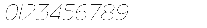 Nuviora Smooth Thin Slant Semi Expan Font OTHER CHARS