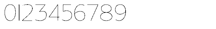 Nuviora Smooth Thin Font OTHER CHARS