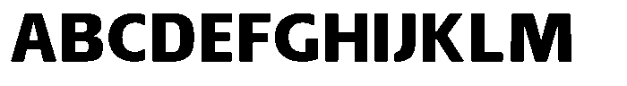 Nuviora Soft Black Expanded Font UPPERCASE