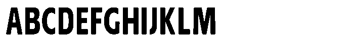 Nuviora Soft Black Extra Condensed Font UPPERCASE
