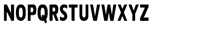 Nuviora Soft Black Extra Condensed Font UPPERCASE