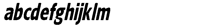 Nuviora Soft Black Slant Extra Cond FONT