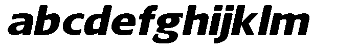 Nuviora Soft Black Slant Ultra Expan FONT