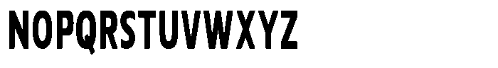 Nuviora Soft Black Ultra Condensed Font UPPERCASE