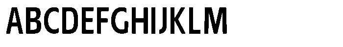 Nuviora Soft Bold Condensed Font UPPERCASE