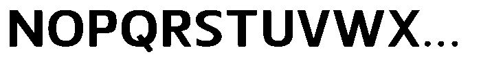 Nuviora Soft Bold Expanded Font UPPERCASE