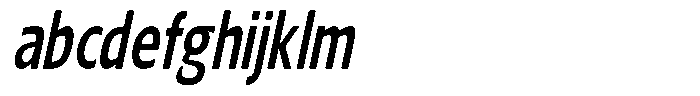 Nuviora Soft Bold Slant Extra Conde FONT