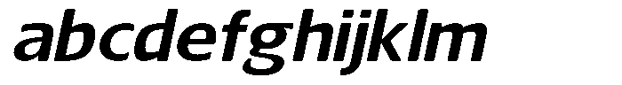 Nuviora Soft Bold Slant Extra Expan FONT
