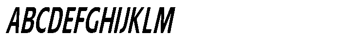 Nuviora Soft Bold Slant Ultra Conde Font UPPERCASE