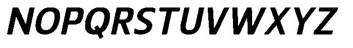 Nuviora Soft Bold Slant Font UPPERCASE
