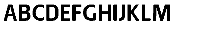 Nuviora Soft Bold Font UPPERCASE