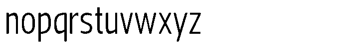 Nuviora Soft Condensed Font LOWERCASE