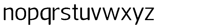 Nuviora Soft Expanded Font LOWERCASE