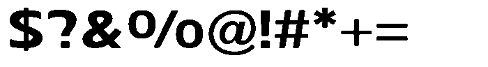 Nuviora Soft Extra Bold Extra Expan Font OTHER CHARS