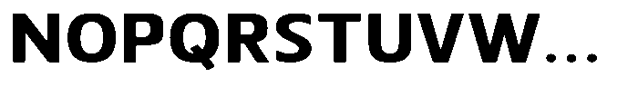 Nuviora Soft Extra Bold Extra Expan Font UPPERCASE