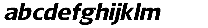 Nuviora Soft Extra Bold Slant Expa FONT