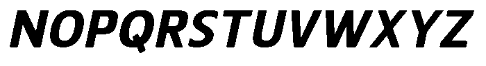 Nuviora Soft Extra Bold Slant Font UPPERCASE