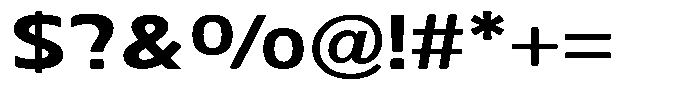 Nuviora Soft Extra Bold Ultra Expan Font OTHER CHARS
