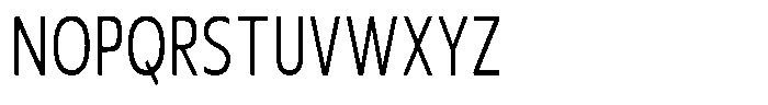 Nuviora Soft Extra Condensed Font UPPERCASE