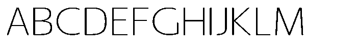 Nuviora Soft Extra Light Ultra Expan Font UPPERCASE