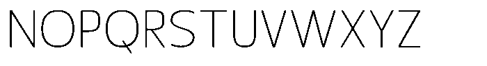 Nuviora Soft Extra Light Font UPPERCASE