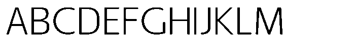 Nuviora Soft Light Expanded Font UPPERCASE