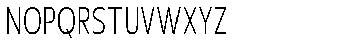 Nuviora Soft Light Extra Condensed Font UPPERCASE