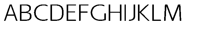 Nuviora Soft Light Extra Expanded Font UPPERCASE