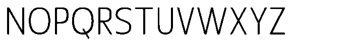 Nuviora Soft Light Semi Condensed Font UPPERCASE