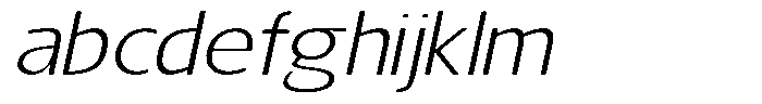 Nuviora Soft Light Slant Ultra Expan FONT
