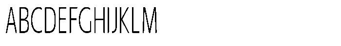 Nuviora Soft Light Ultra Condensed Font UPPERCASE