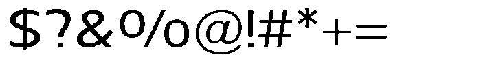 Nuviora Soft Medium Extra Expanded Font OTHER CHARS
