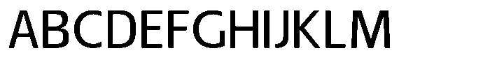 Nuviora Soft Medium Semi Expanded Font UPPERCASE