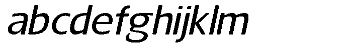 Nuviora Soft Medium Slant Expanded FONT