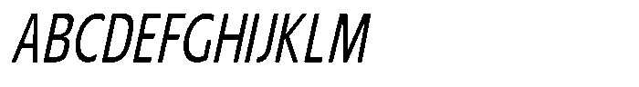 Nuviora Soft Medium Slant Extra Con Font UPPERCASE