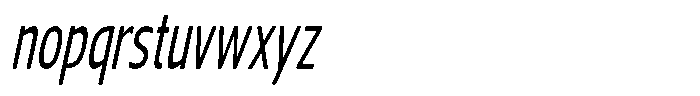 Nuviora Soft Medium Slant Ultra Con Font LOWERCASE