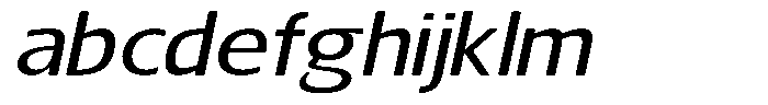 Nuviora Soft Medium Slant Ultra Exp FONT